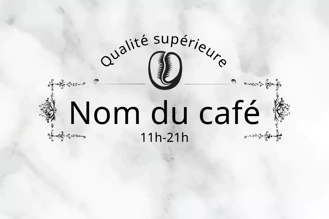 16 autocollants de café