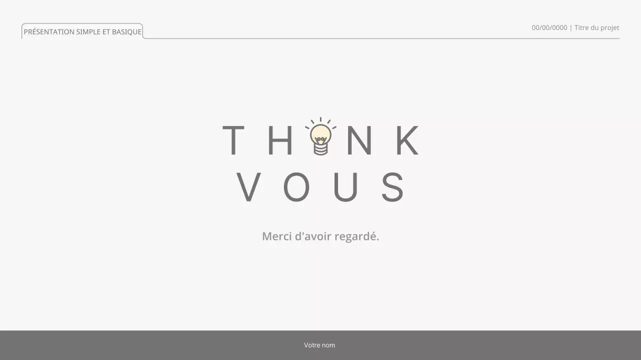 Kit de présentation simple et basique dans les tons pastels et blancs