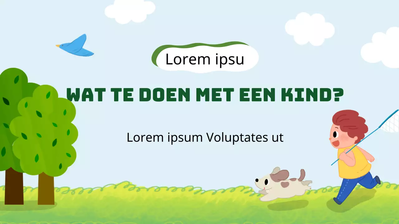 YouTube-miniaturen met schattige illustraties voor de zomervakantie van kinderen