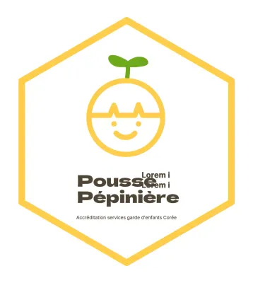 Panneau illustré simple et mignon pour la chambre d'enfant