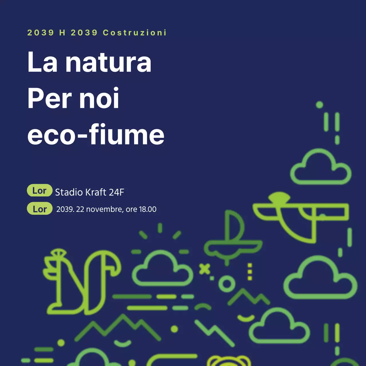 Sessioni informative sull'ecostenibilità