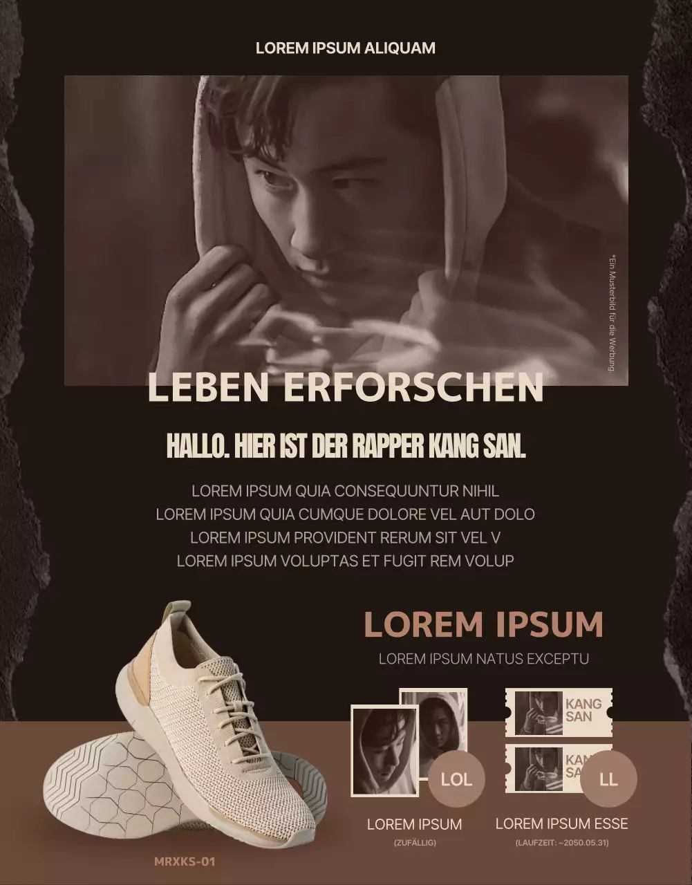 Eine Zusammenarbeit bei Wanderschuhen in Sepia und Beige