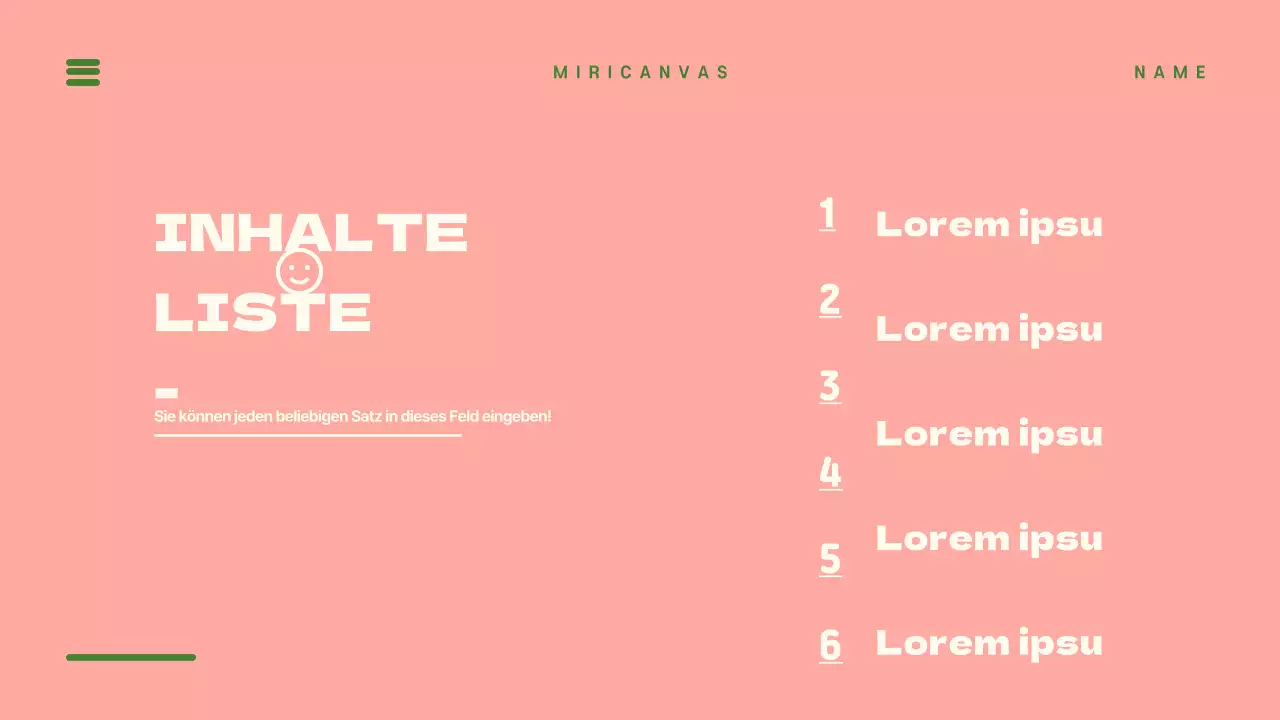 Einzigartige Präsentationen