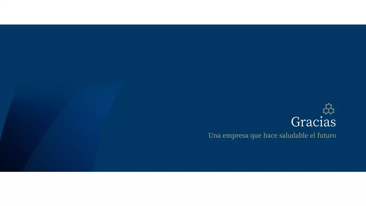 Tema empresarial de laboratorio azul y marrón (presentación)