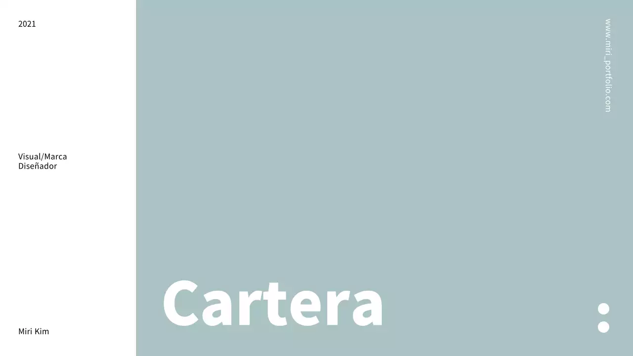 Cartera con un diseño muy limpio