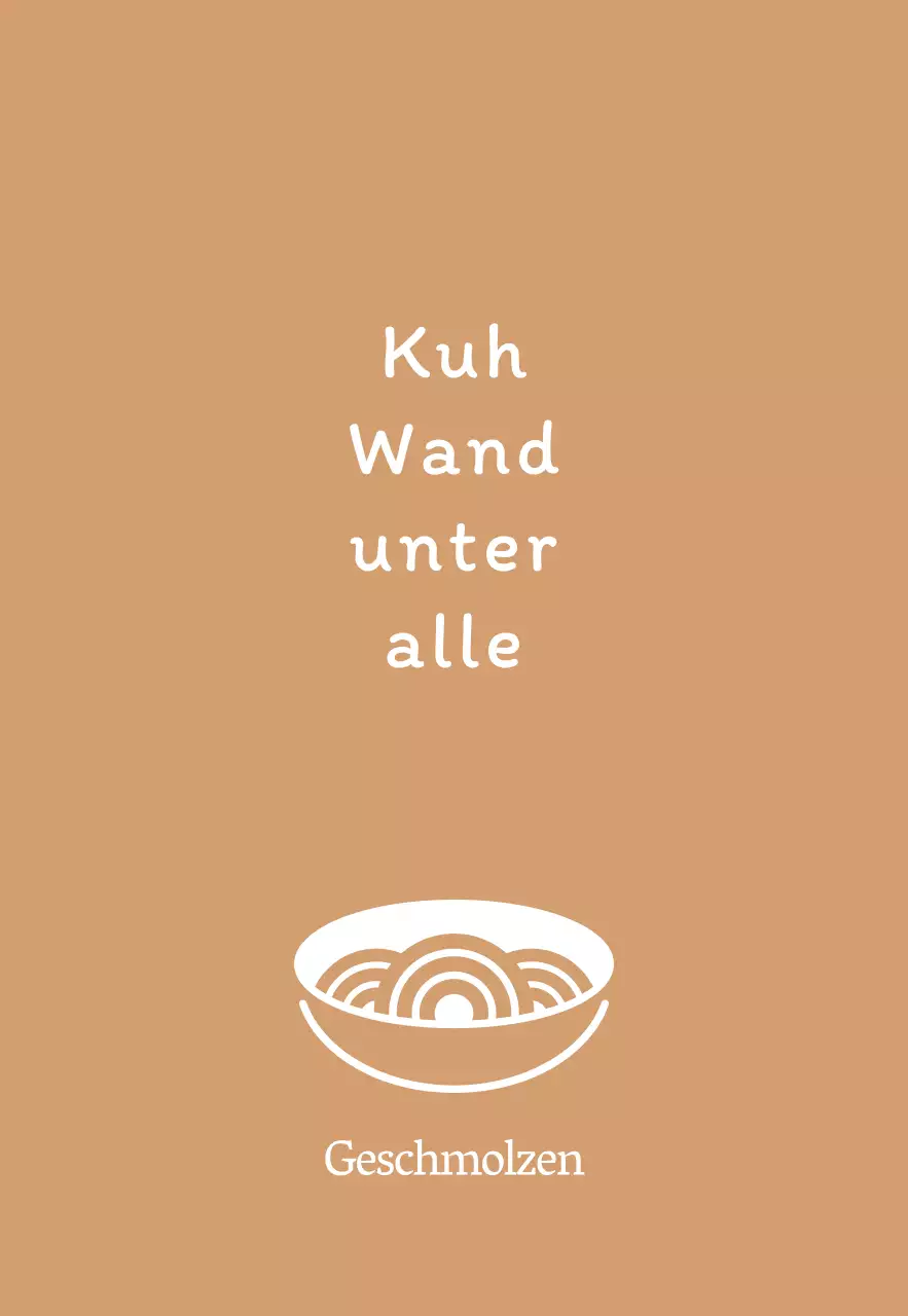 Einfaches koreanisches Restaurantschild in Gold