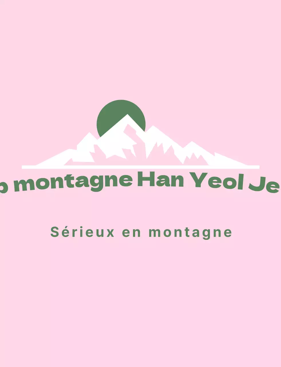 Uniforme d'un club d'alpinisme avec illustration de montagne