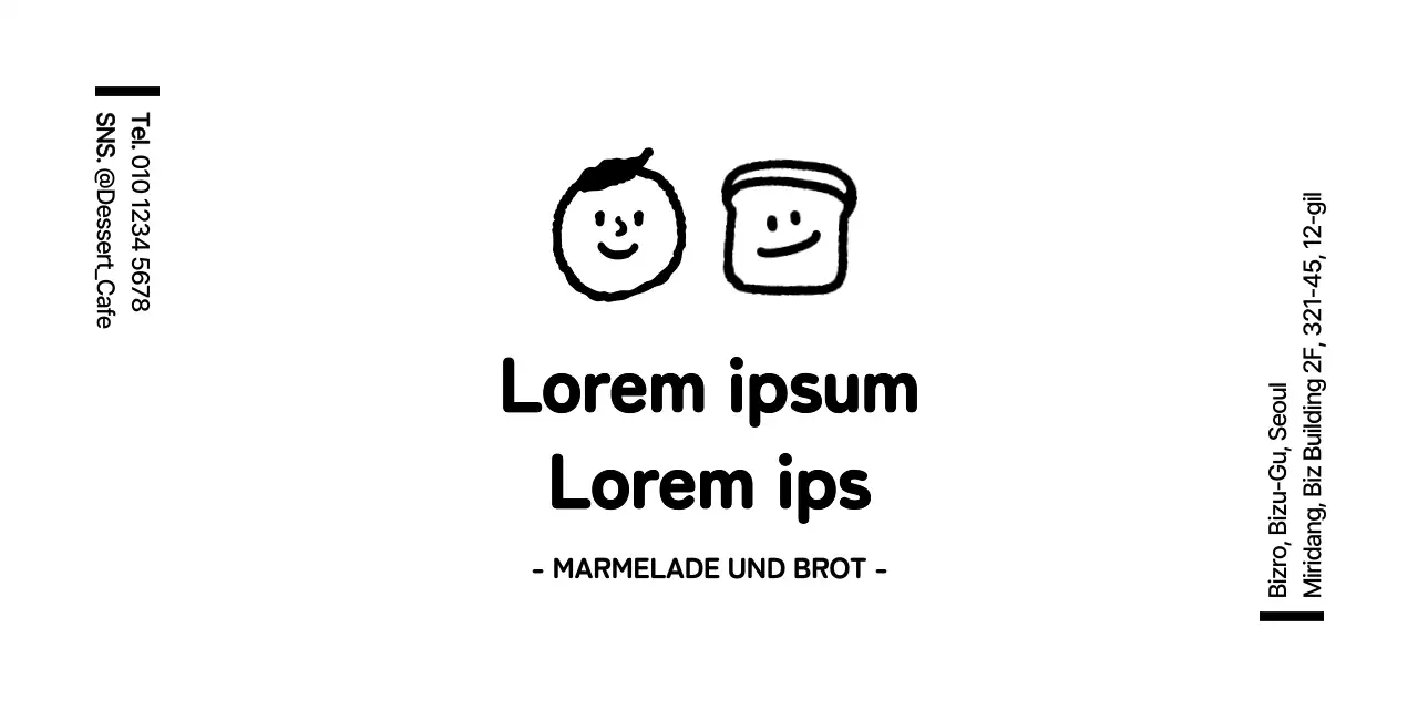 Niedliche und einfache Zeichen Symbol Logo-Stil für Bäckerei Informationen und Kundenservice