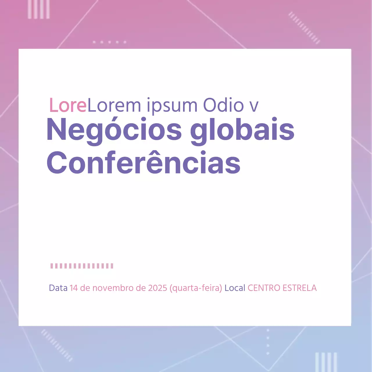 Conferências