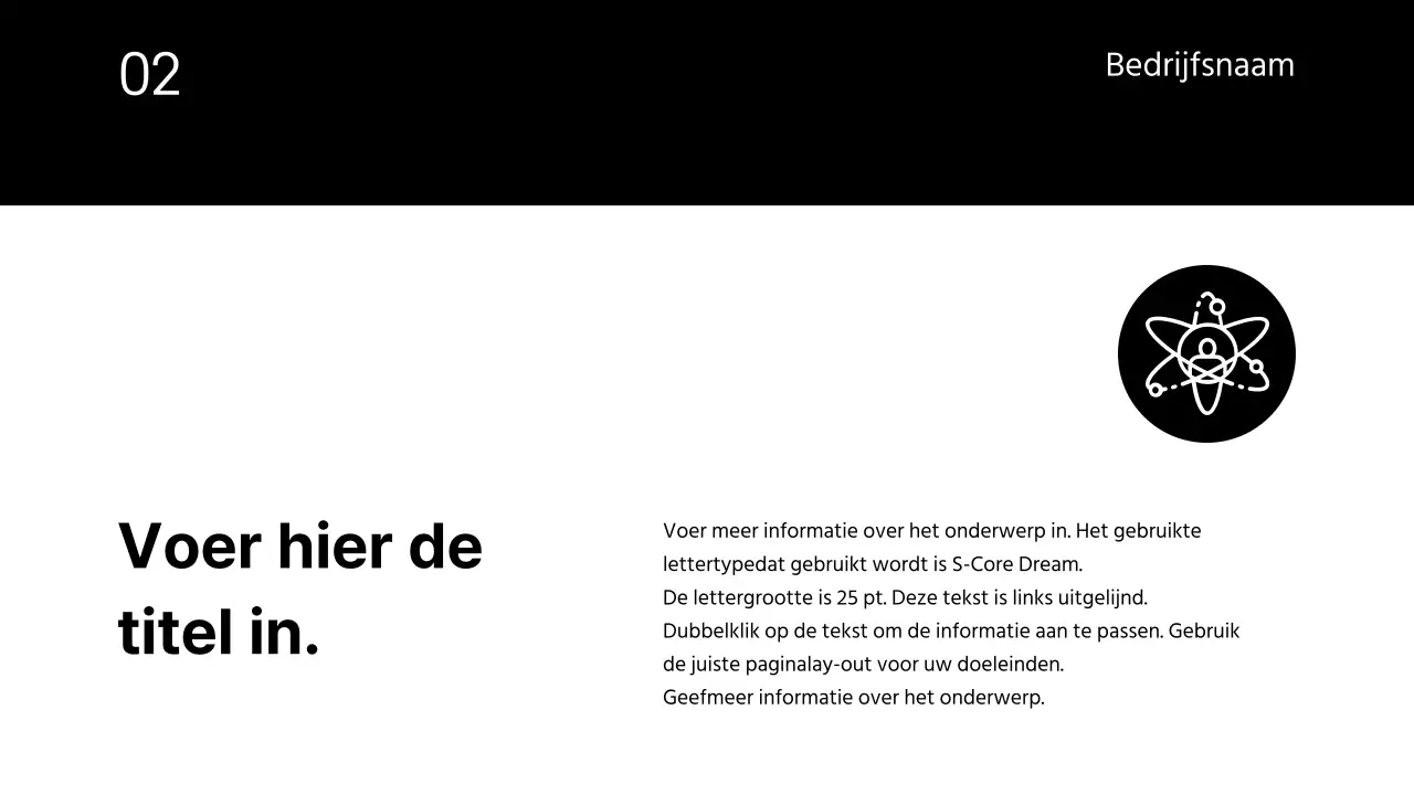 Verkoop bedrijfspresentaties