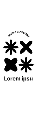 Simbolo carino e semplice stile di combinazione del logo in nero Organizzazioni e cause di assistenza all'infanzia