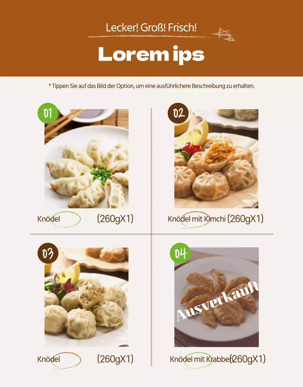 (Lebensmittel) Knödel