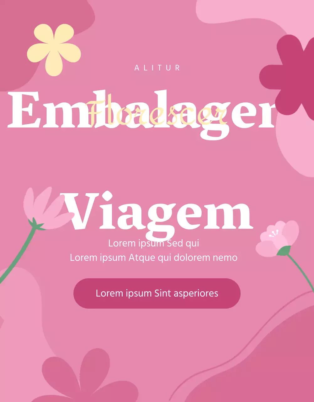Promoção das visitas às cerejeiras em flor com um toque cor-de-rosa