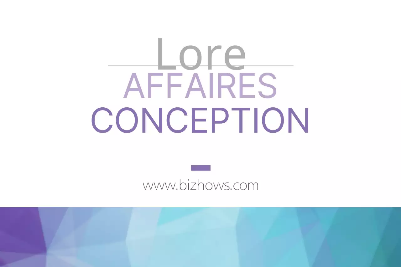 Conception d'entreprise