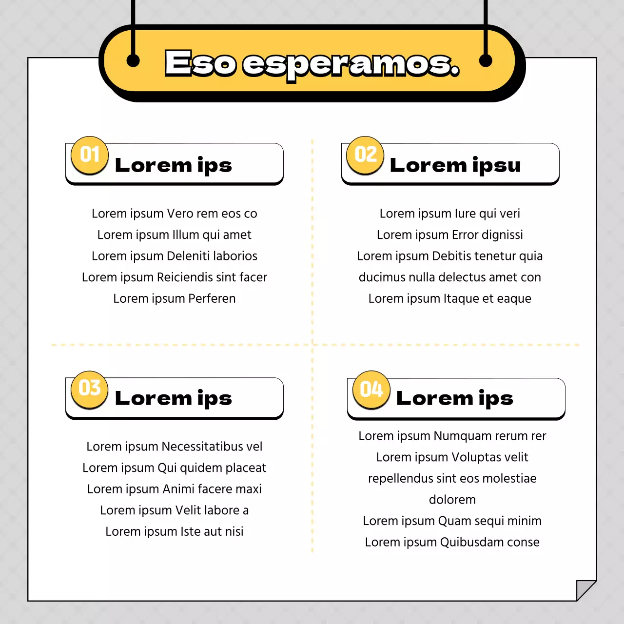 Una sencilla entrevista a un trabajador amarillo y gris