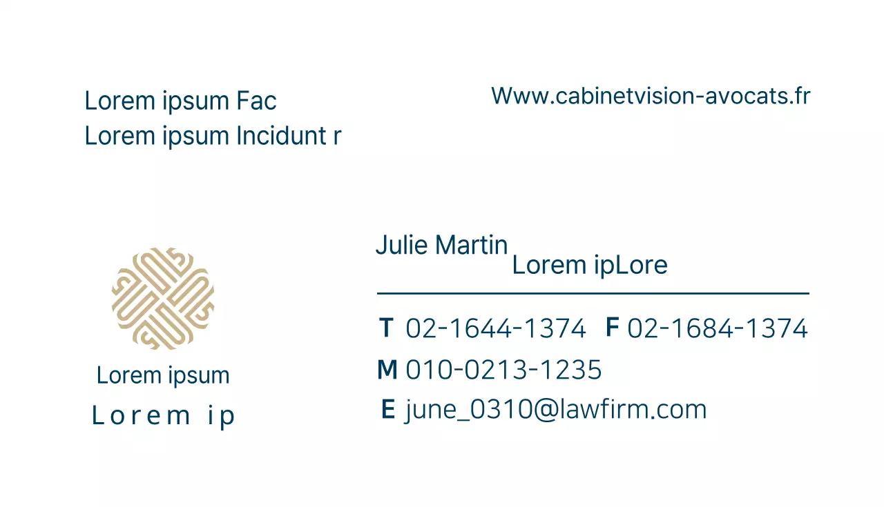 Lien du cabinet d'avocats Vision