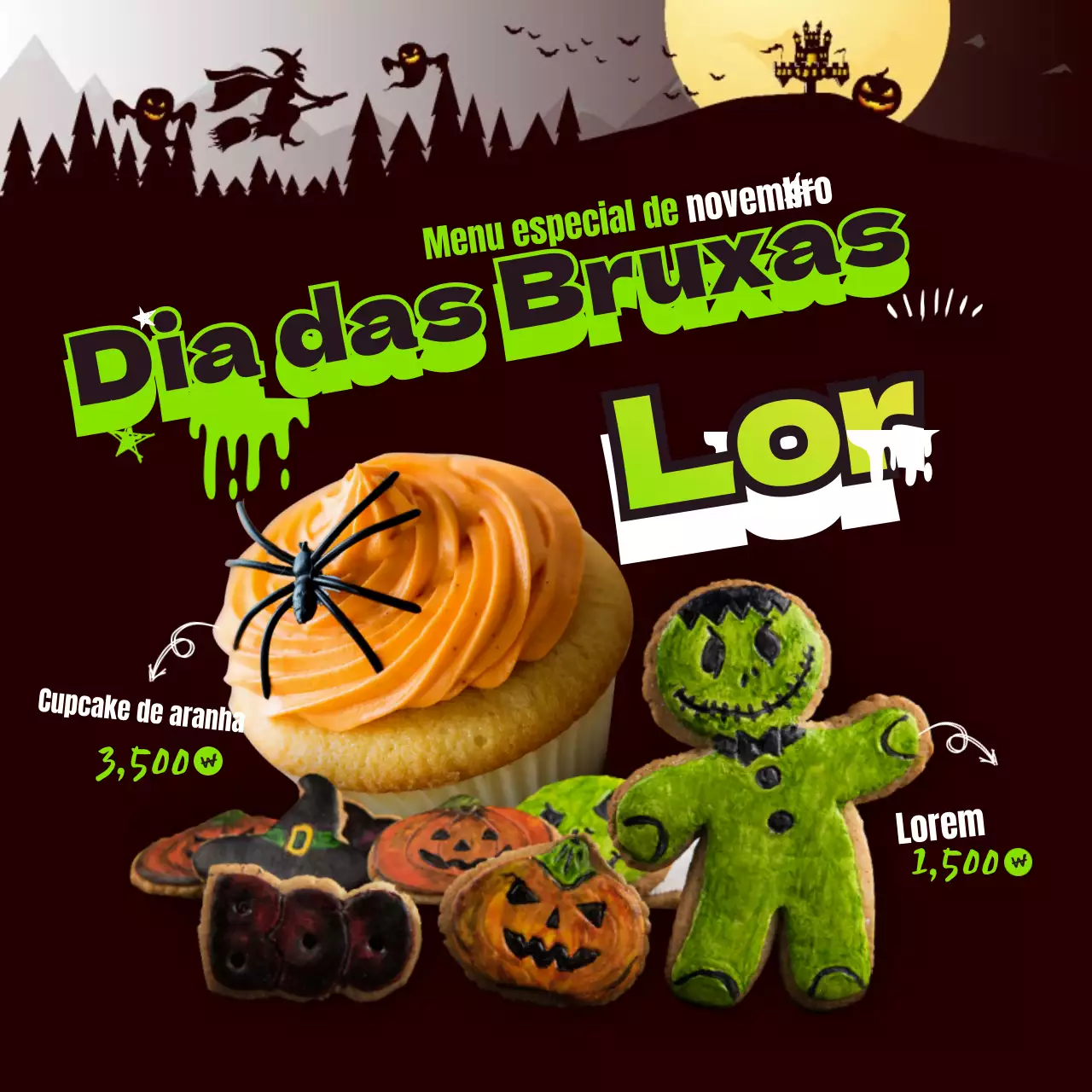 Ementa de Halloween