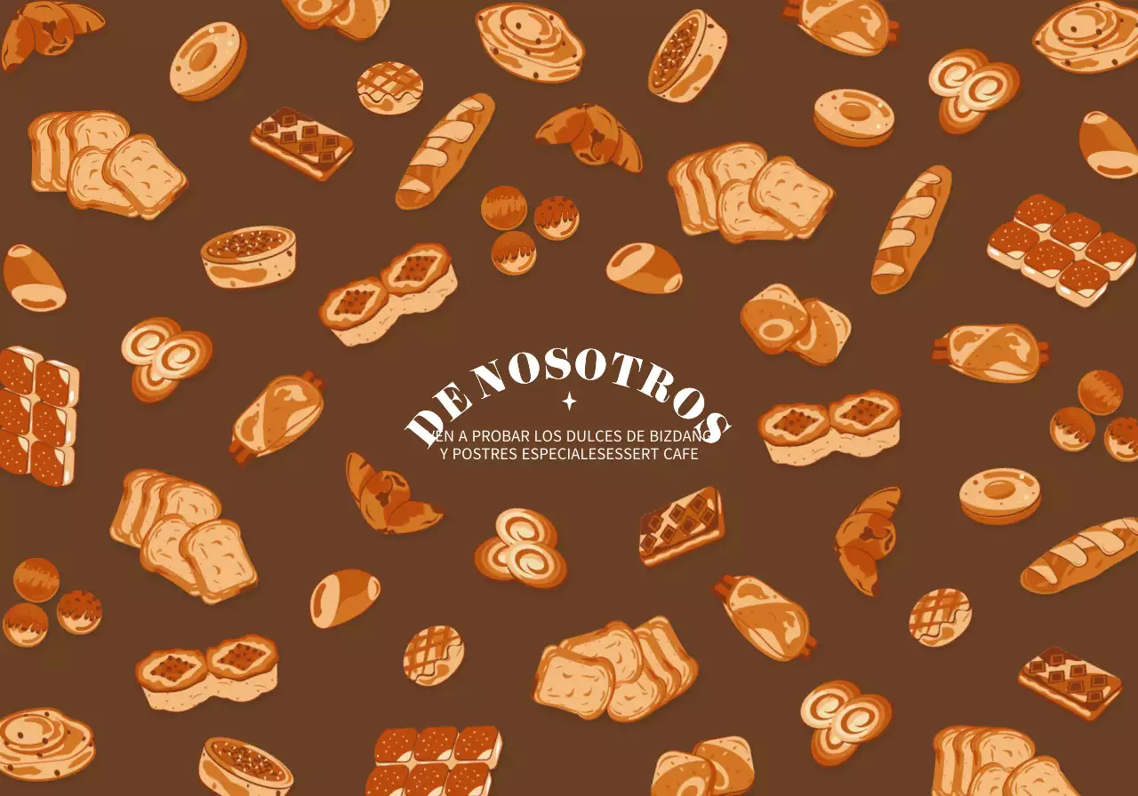 Simpáticas ilustraciones redondas de postres en diferentes colores Estilo de combinación de motivos para artículos personalizados