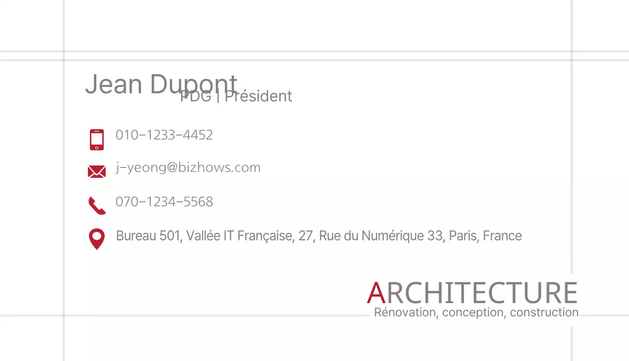 Conception Construction