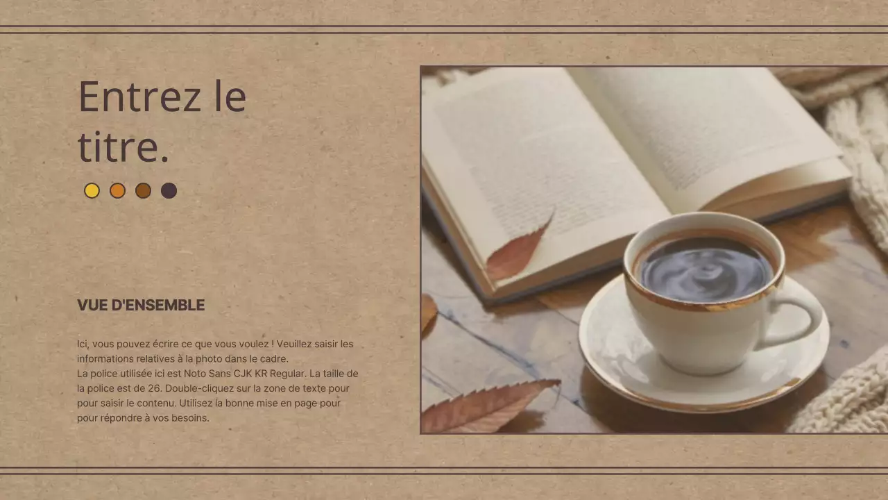 Thème de portfolio avec un concept rétro