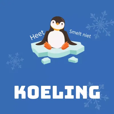 Koude opslag Pinguïn