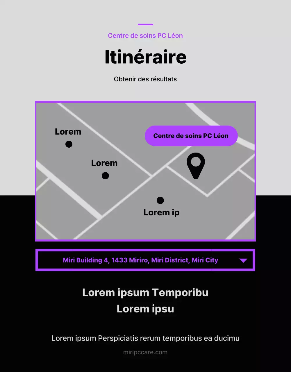 Promouvoir les services de réparation électronique avec des points violets (plus)