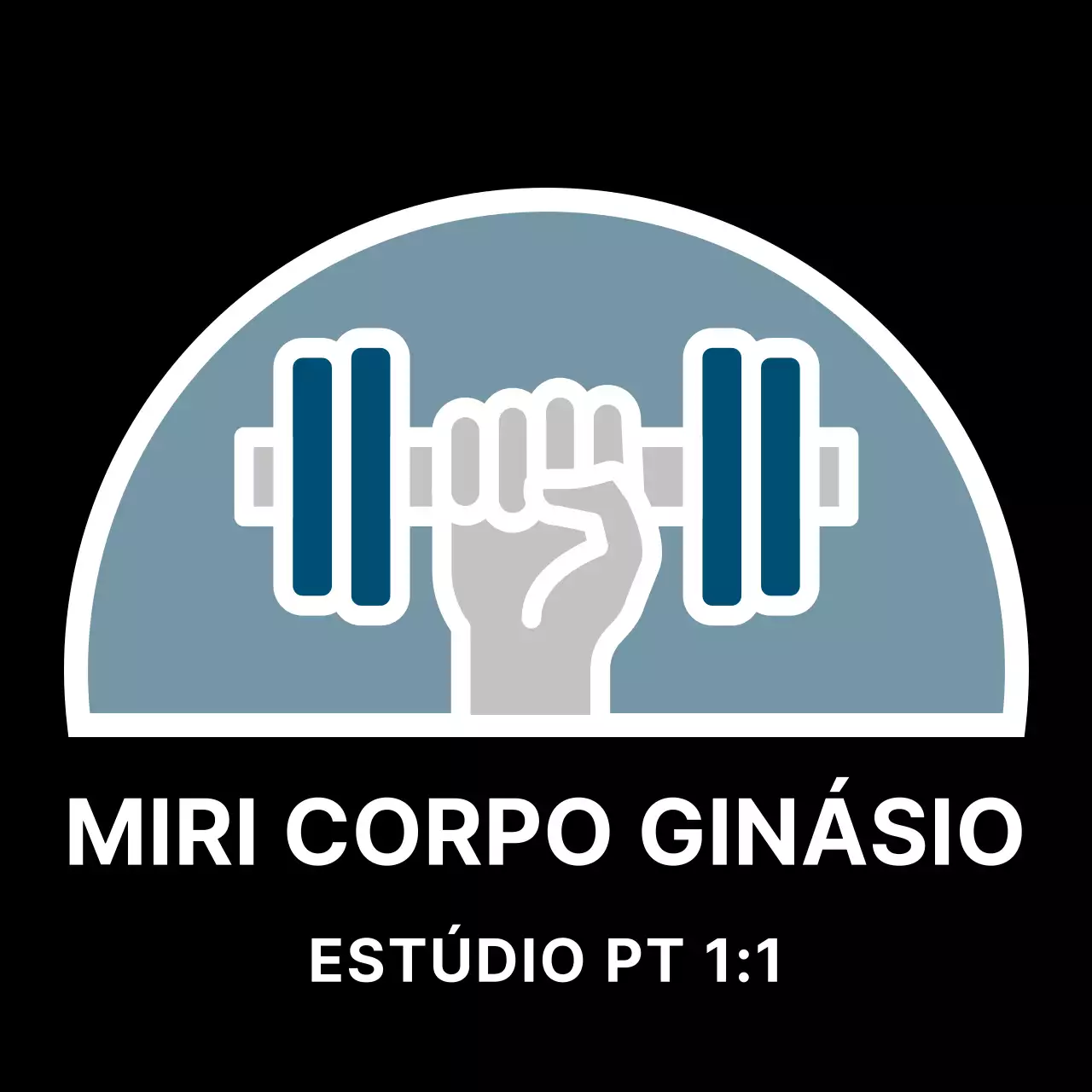 Saco de ginástica simples preto com logótipo de ginásio