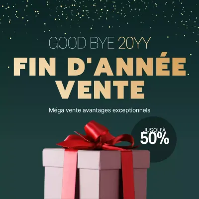 Des fêtes de fin d'année propres et vertes