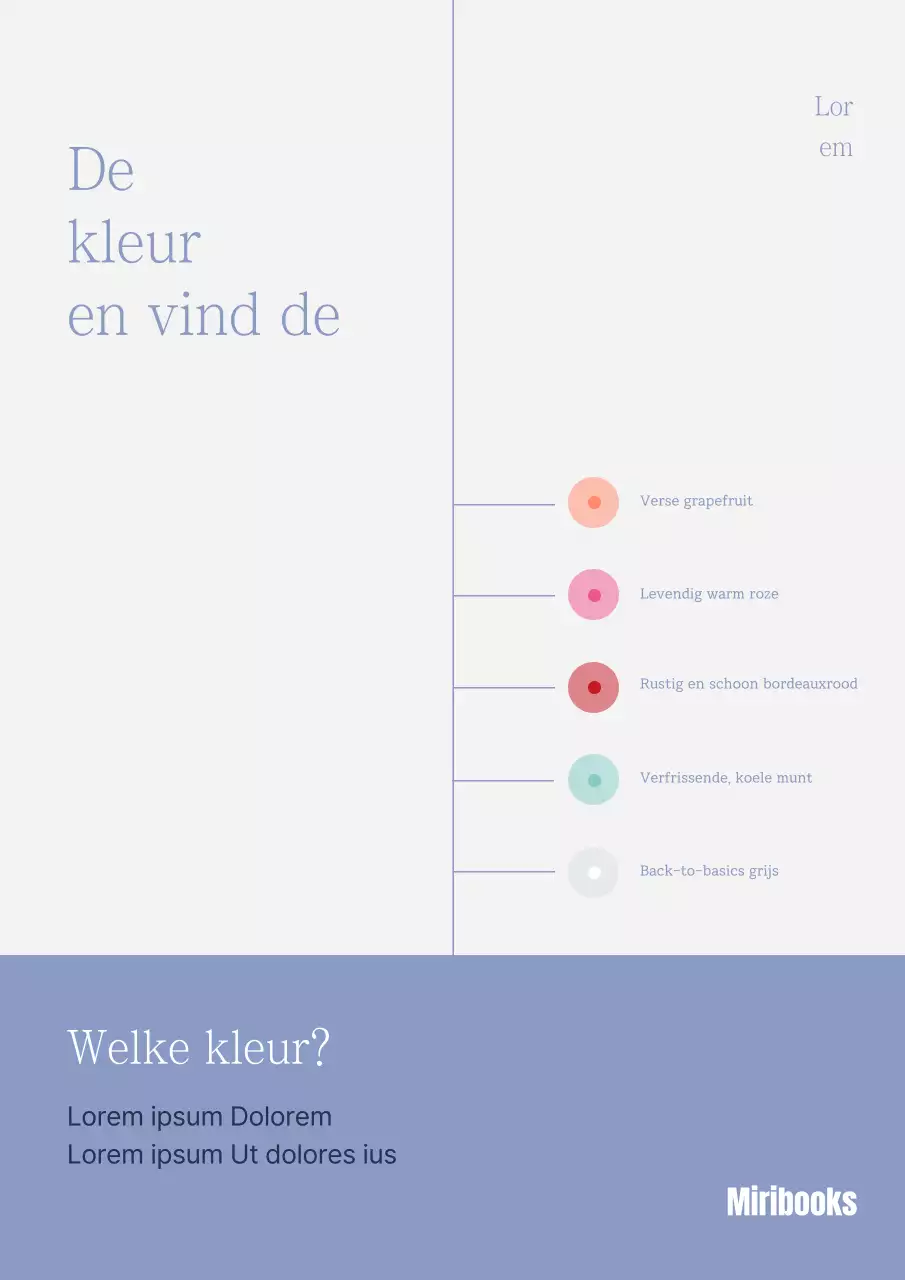 Een lyrisch kleurengetuigenis met gekleurde stippen in blauw