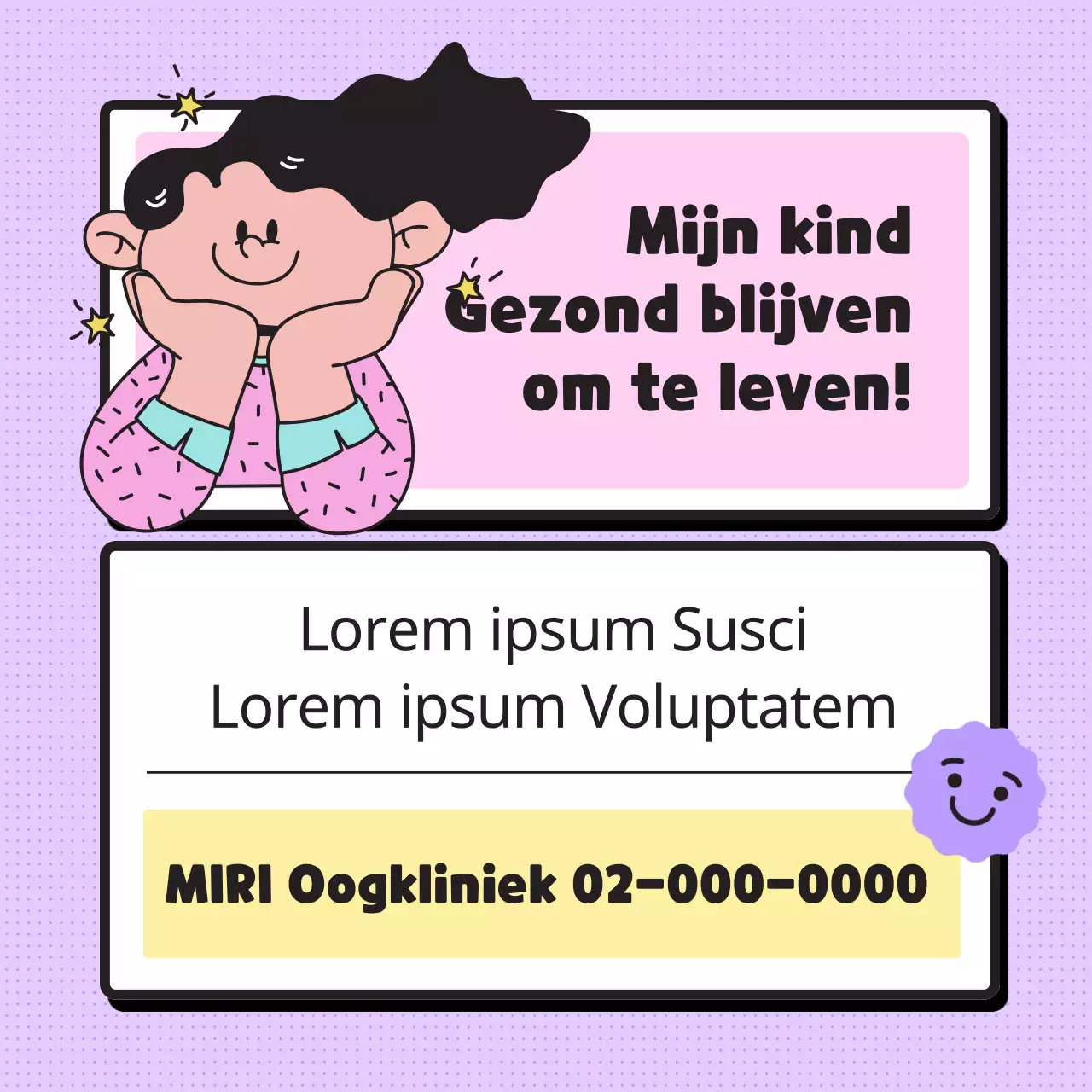 Geef informatie over het nieuwe semestersyndroom met eenvoudige pasteltinten illustraties en emoticons