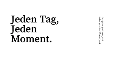Für Café-Informationen und Dienstleistungen mit einem emotionalen Text-Layout-Stil