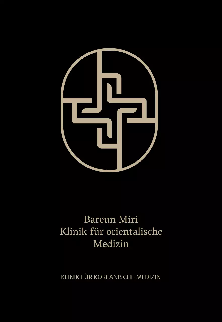 Schwarzes Symbol Logo Orientalische Klinik Zeichen