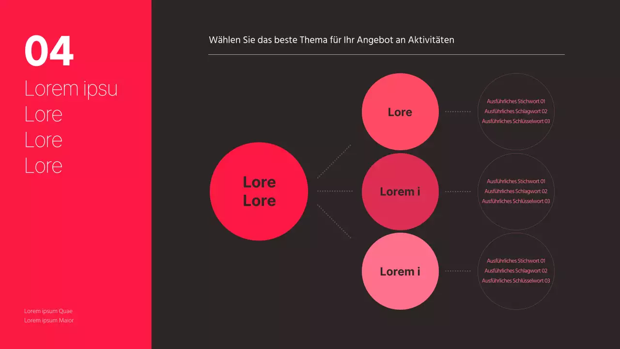 Persönliche Branding-Strategie Thema mit schwarzem Hintergrund und heißen rosa Akzenten