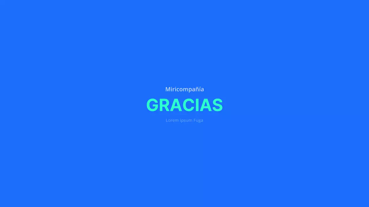 Informes empresariales sencillos en azul