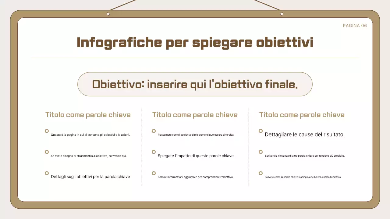 Guida alla presentazione semplice di Beige