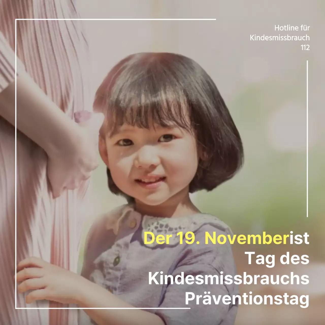Whiteellows Kampagne zum Tag der Prävention von Kindesmissbrauch