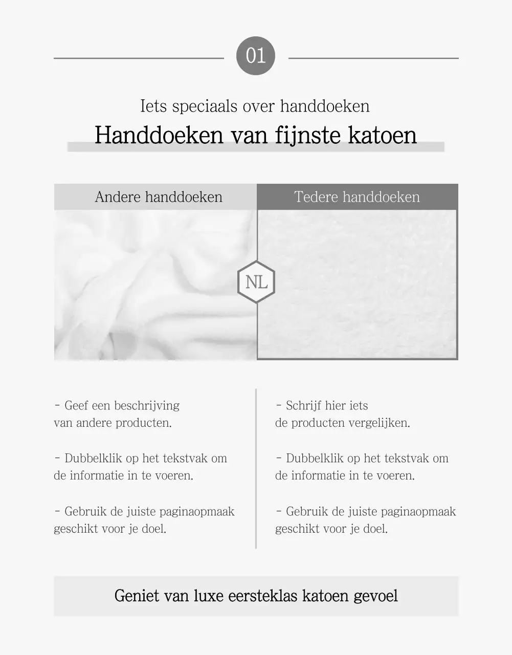 (Huishoudelijke artikelen)Bodle Handdoek