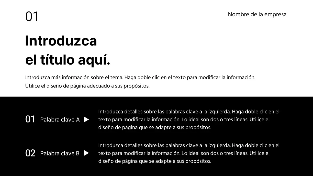 Presentaciones comerciales