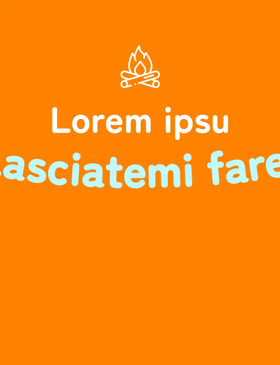 Completo per il personale del campeggio naturale di colore azzurro