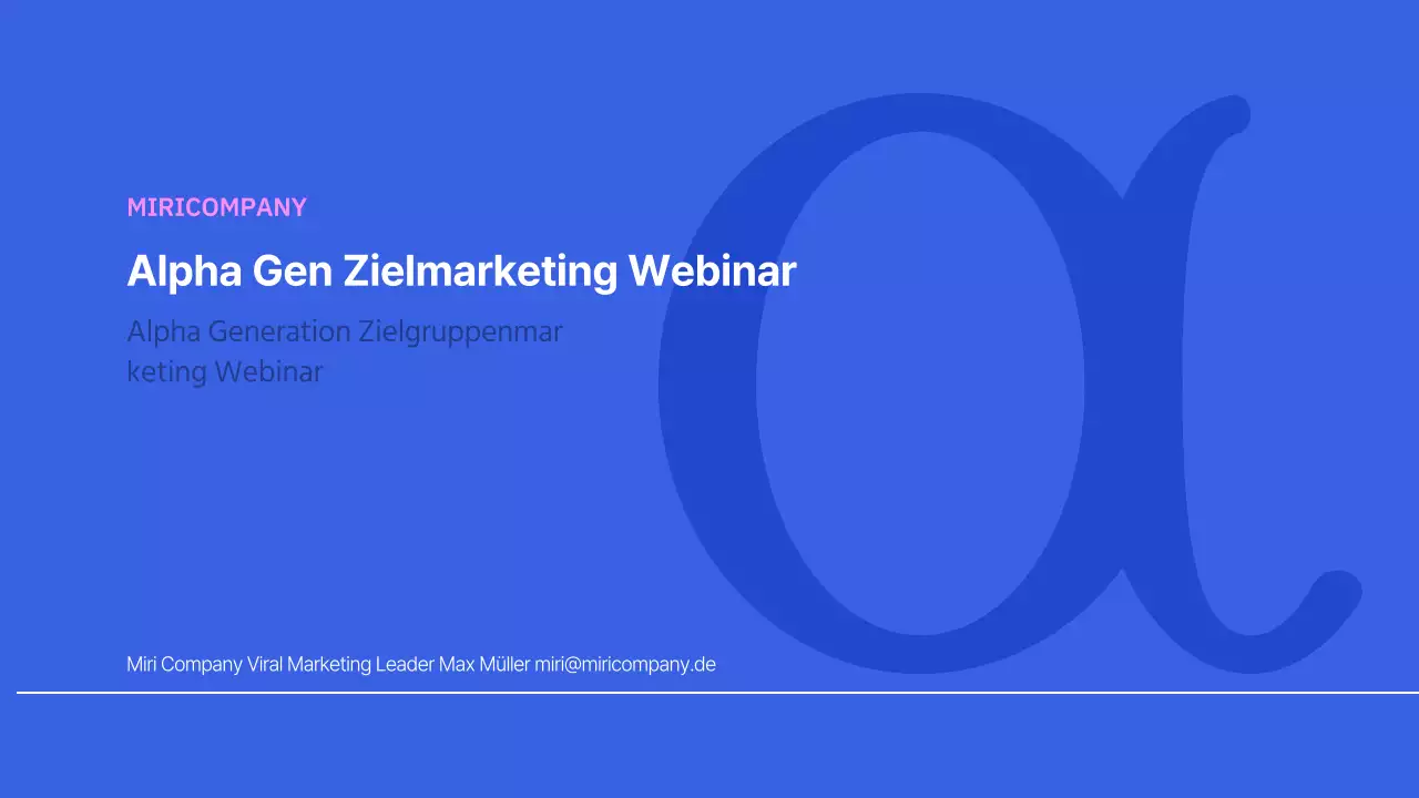 Alpha Generation Target Marketing Webinare Webinare Online-Kurse Business Virtuelle Hintergründe