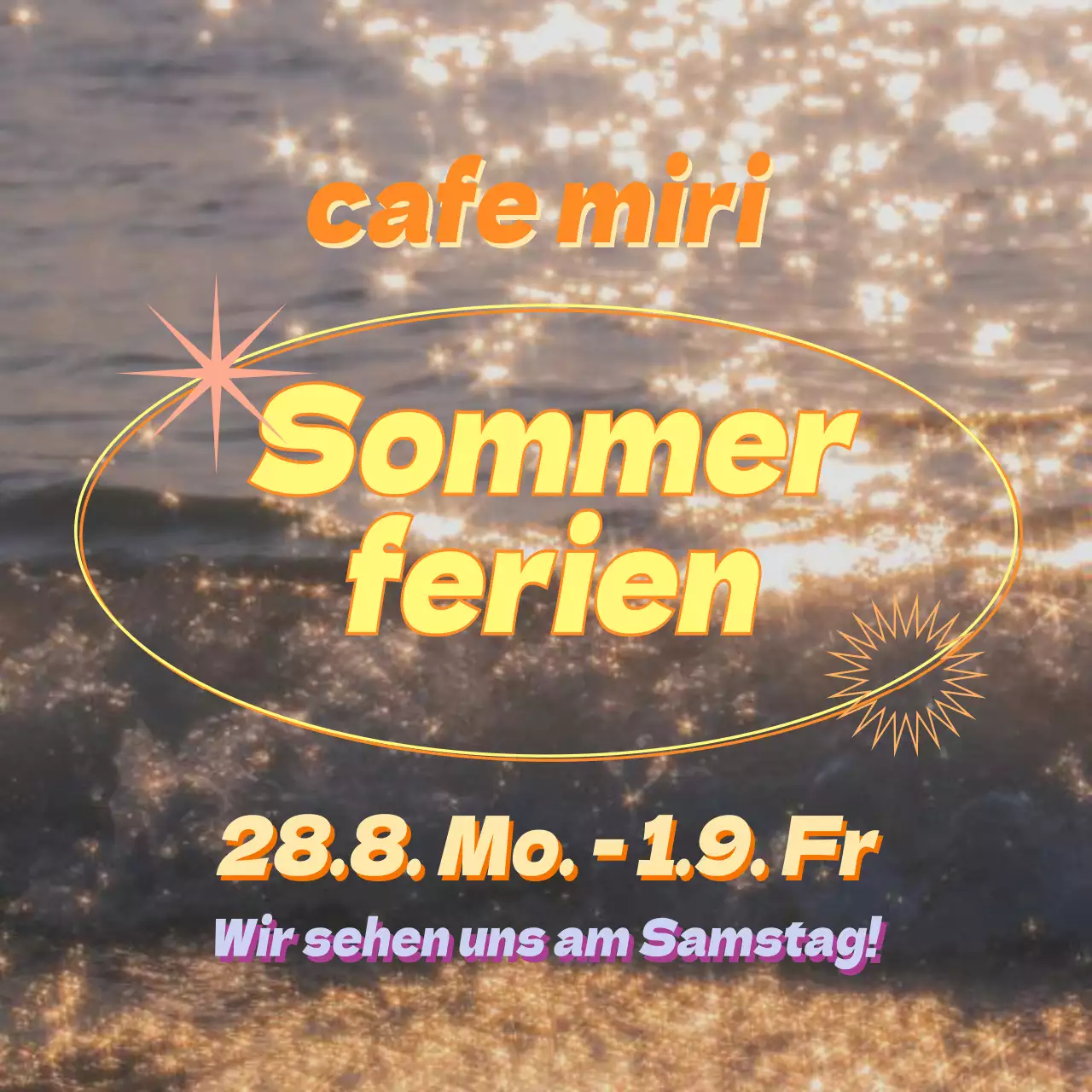 Ankündigung eines fantastischen orange-gelben Typografie-Schwerpunkts