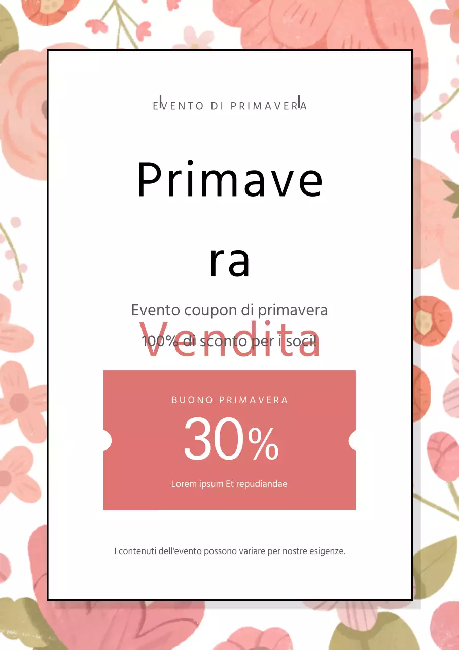 Saldi di primavera