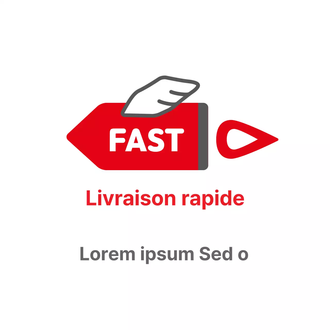 Autocollants pour livraison accélérée