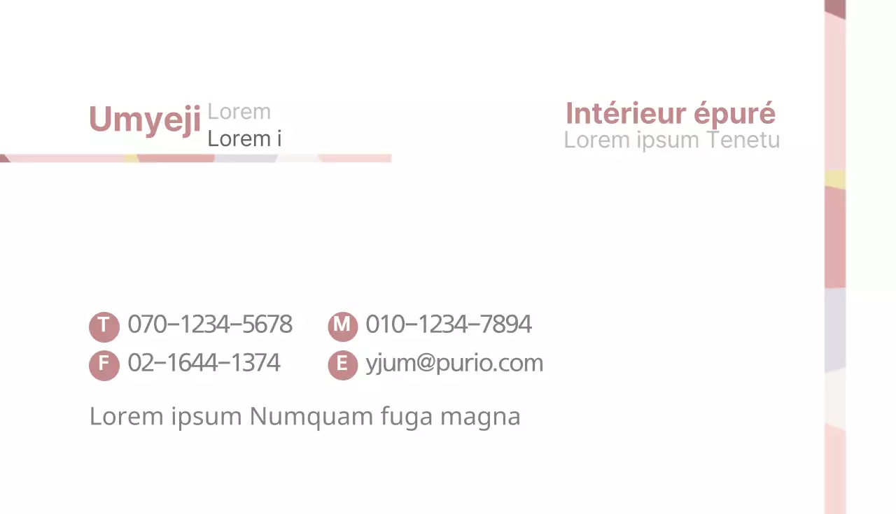 Des intérieurs propres