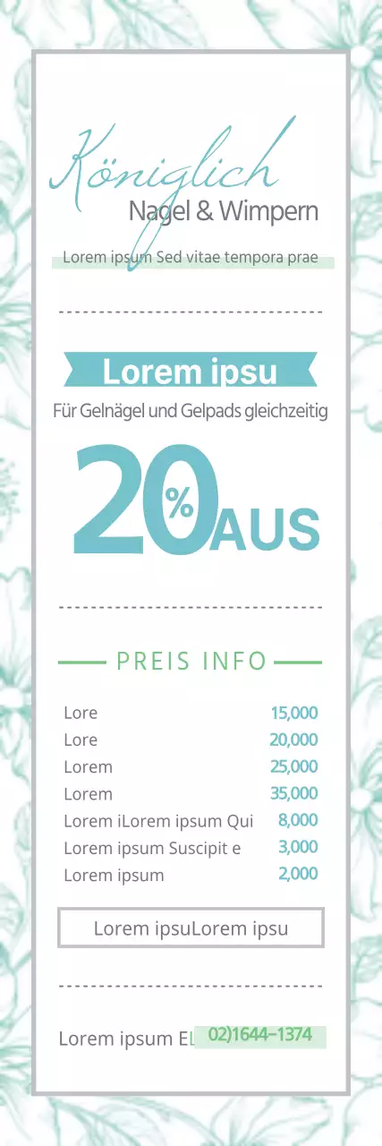 Preise für einen emotionalen Nagel in Weiß und Hellblau