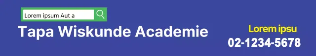 Wiskunde Academie_Garo Banner1