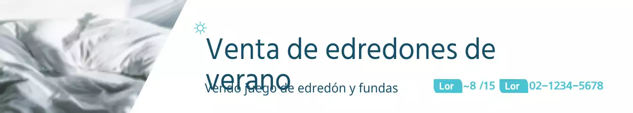 Venta de edredones de verano