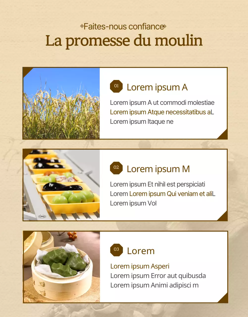 Détails des galettes de riz brun traditionnelles à vendre