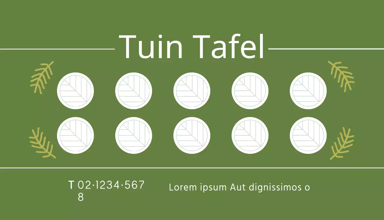 Tuintafel