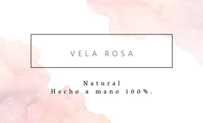 Vela de rosa